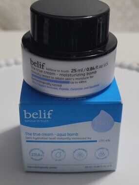 Korean skincare Belif The True Cream Moisturizing Bomb Peptide and Ceramide 25ML